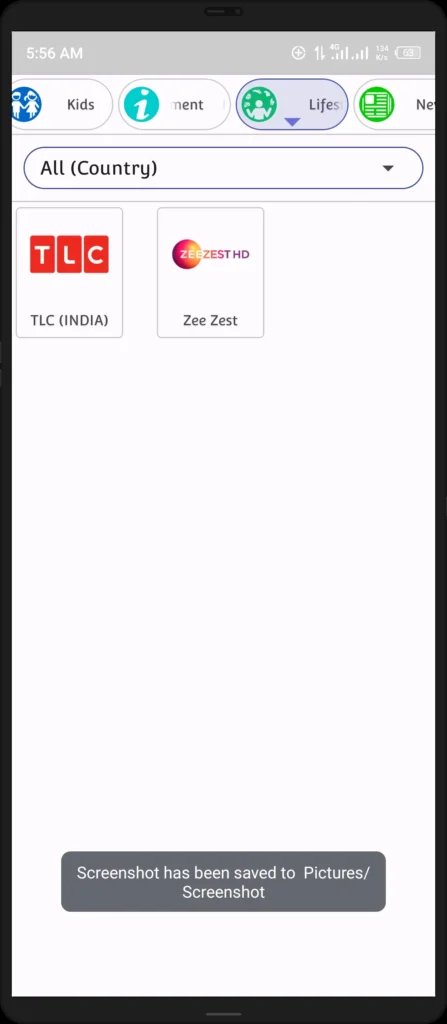 lifestyle live channel HD streamz