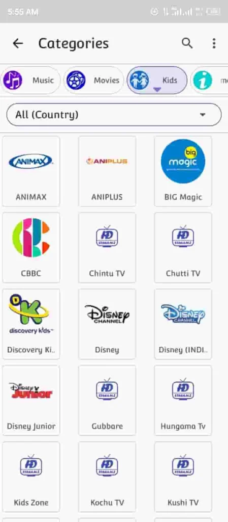 HOME PAGE 10 HD STREAMZ KIDS CHANNEL